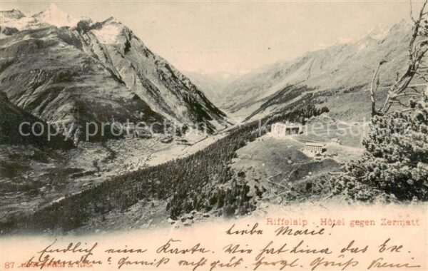 Riffelalp VS Hotel mit Zermatt
