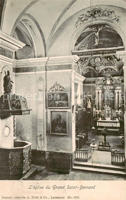 Grand-Saint-Bernard VS Eglise Interieur