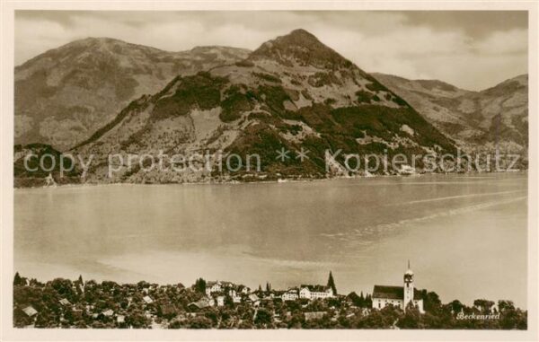 Beckenried Vierwaldstaettersee NW Panorama