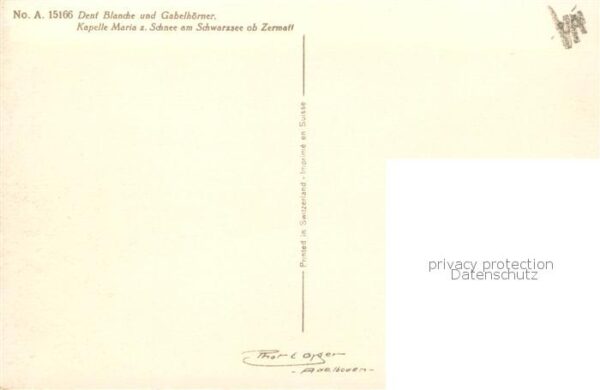 Zermatt VS Dent Blanche Gabelhörner Walliser Alpen – Bild 2