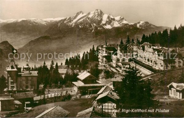 Rigi Kaltbad Panorama Berghotel Pilatus
