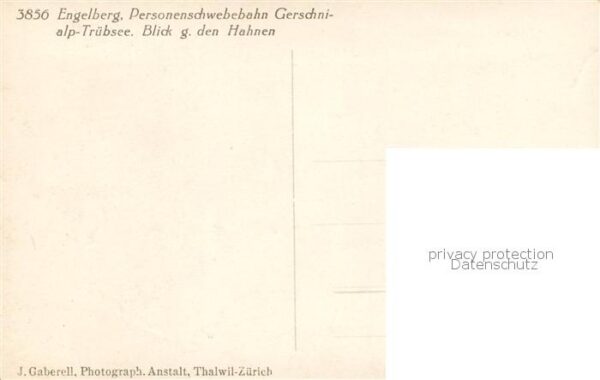 Engelberg  OW Personenschwebebahn Gerschnialp Trübsee – Bild 2