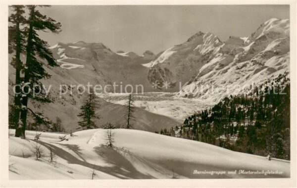 Berninagruppe GR mit Morteratschgletscher