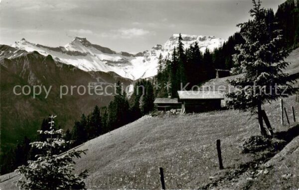 Adelboden BE Im Wintertal mit Tierhörnli Steghorn un