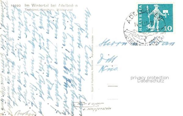 Adelboden BE Im Wintertal mit Tierhörnli Steghorn un – Bild 2