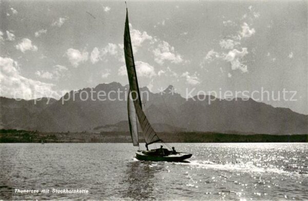 Thunersee BE mit Stockhornkette
