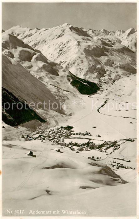 Andermatt UR mit Winterhorn