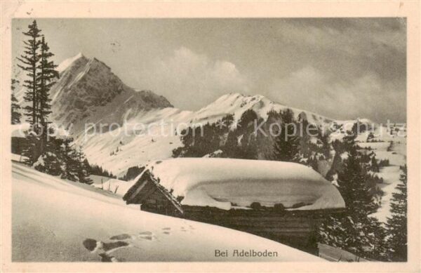 Adelboden BE Winterpanorama