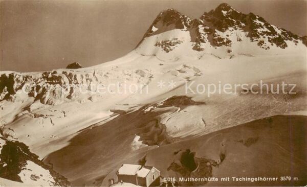 Mutthornhuette 2906m BE mit Tschingelhörner