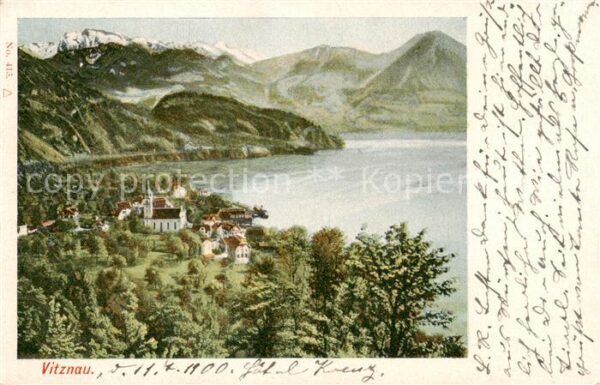 Vitznau Witznau Vierwaldstaettersee LU Panorama