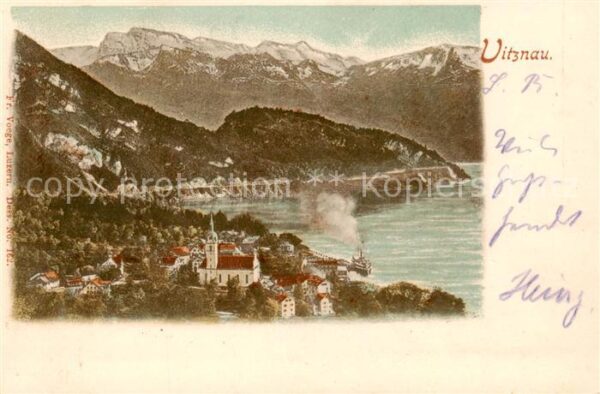 Vitznau Witznau Vierwaldstaettersee LU Panorama