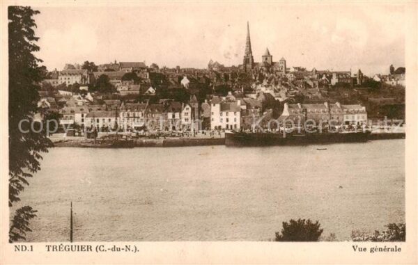 Treguier Cotes d Armor Vue generale