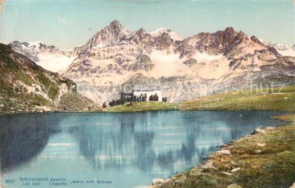 Zermatt VS Schwarzseeli Kapelle Maria zum Schnee
