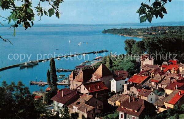 Thonon-les-Bains 74 Haute-Savoie Le Port et la Pointe de Ripaille