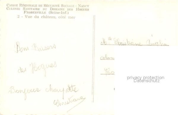 Nancy 54 Colonie Sanitaire du Domaine des Hogues – Bild 2