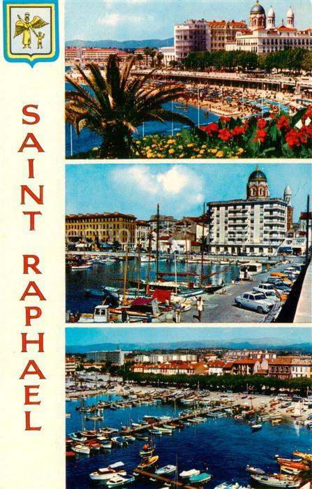 Saint-Raphael  83 Var La Plage Le Port