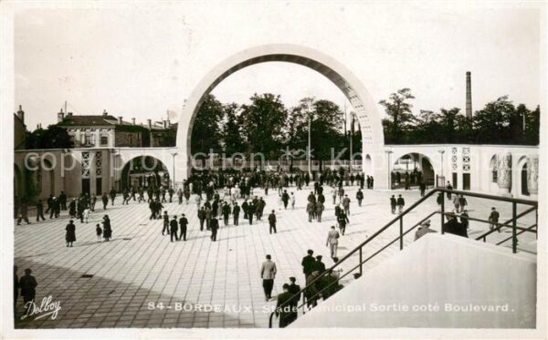 Bordeaux 33 Stade Municipal Sortie cote Boulevard