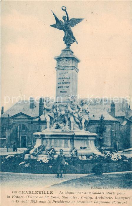 Charleville -Mezieres 08 Le Monument aux Soldats Morts pour la F