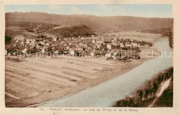 Thilay 08 Ardennes Vue de Thilay et de la Semoy