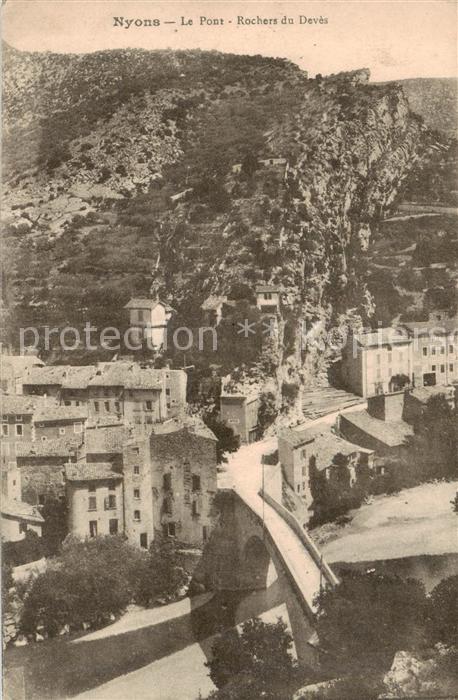 Nyons 26 Drome Le Pont Rochers du Deves