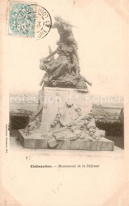 Chateaudun 28 Eure-et-Loir Monument de la Defense