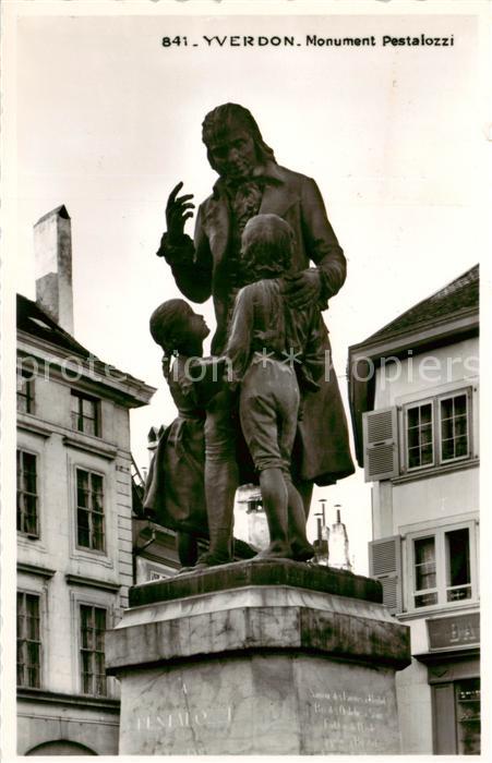 Yverdon-les-Bains VD Monument Pestalozzi