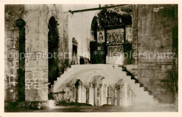 Airolo TI Giornico Interno Chiesa San Nicolao Mon