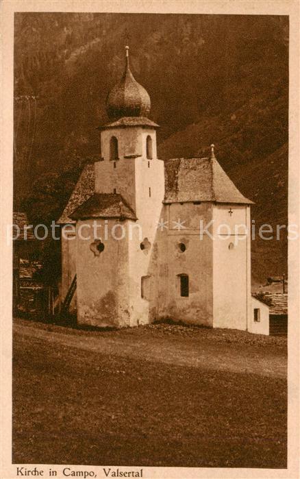 Campo Blenio TI Kirche im Valsertal