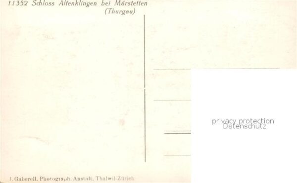 Maerstetten TG Schloss Altenklingen – Bild 2