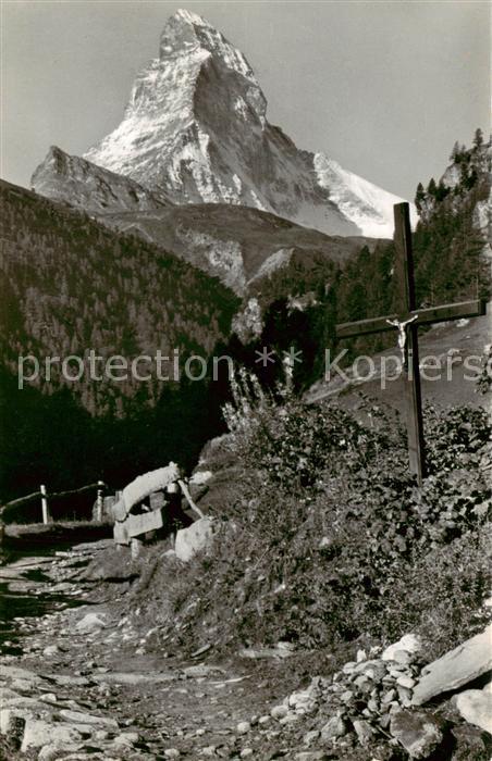 Zermatt VS Wanderweg am Fusse des Matterhorns