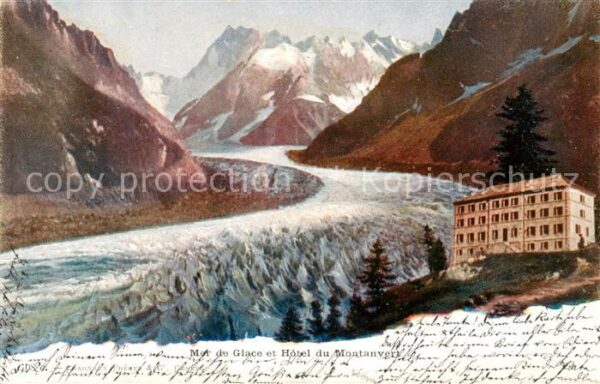 Montanvert Mer de Glace et Hotel du Montanvert