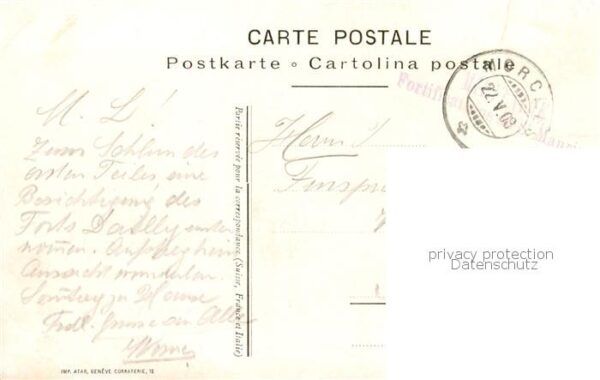 Valais Wallis Kanton Troupes de Forteresse Mitrailleurs au C – Bild 2