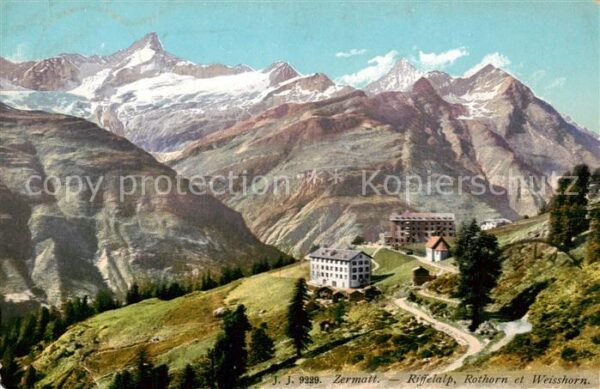 Zermatt VS Riffelalp Rothorn et Weisshorn