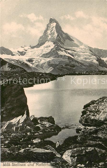 Stellisee Zermatt VS mit Matterhorn