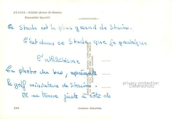 Stains 93 Seine-Saint-Denis Ensemble Sportif – Bild 2