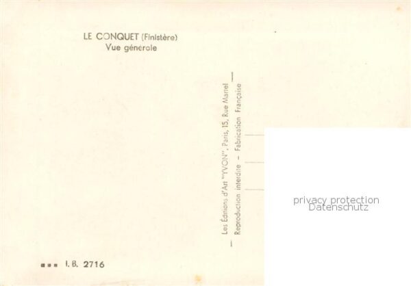Le Conquet 29 Finistere Vue generale – Bild 2