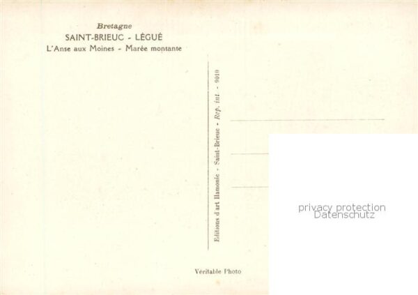 Saint-Brieuc 22 Cotes-d Armor Legue l’Anse aux Moines Maree montante – Bild 2