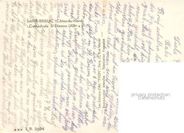 Saint-Brieuc 22 Cotes-d Armor Cathedrale St Etienne – Bild 2