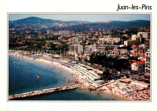 Juan-les-Pins Antibes 06 Vue aerienne Les plages