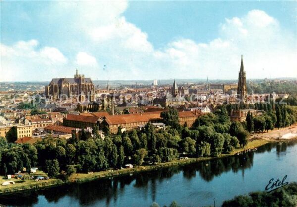 Metz  57 Moselle Vue aerienne