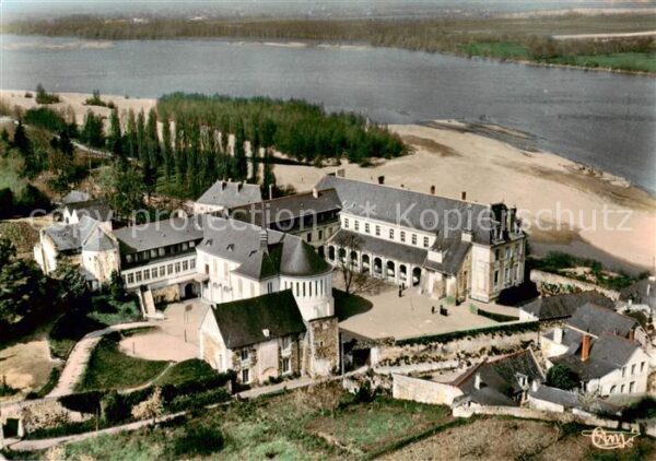 Le Thoureil 49 Maine-et-Loire Abbaye St Maur Vue aerienne