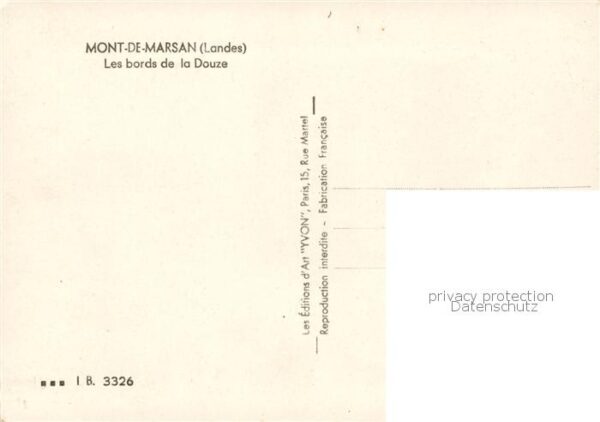 Mont-de-Marsan 40 Landes Les bords de la Douze – Bild 2