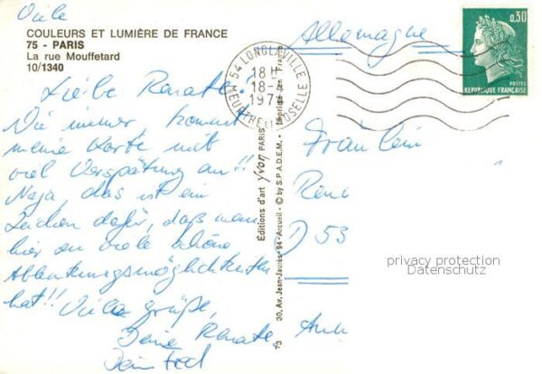 Paris 75 La rue Mouffetard – Bild 2
