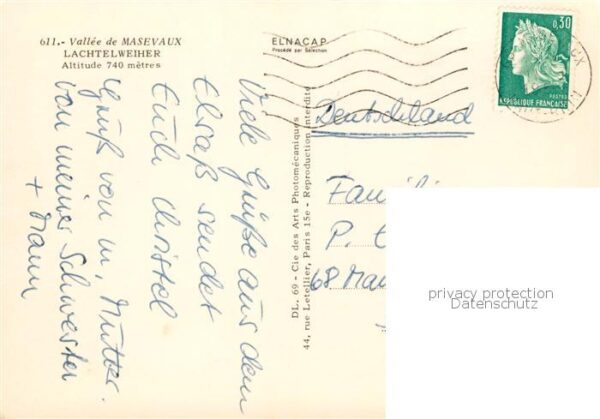 Lachtelweiher Masevaux 68 Alsace Panorama – Bild 2