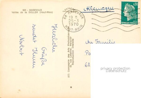Masevaux 68 Alsace Vallee de Sewen Lac d’Alfeld Lac Bleu V – Bild 2