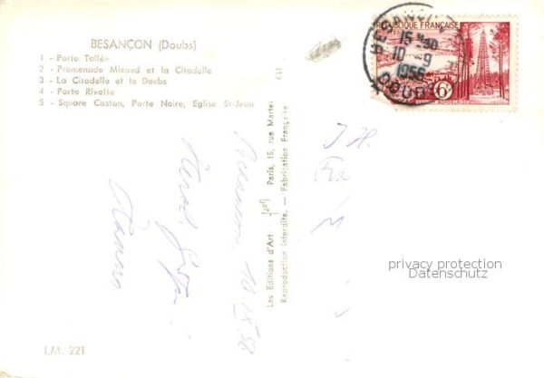 Besancon Doubs Porte Tallee Promenade Micaud La Citade – Bild 2