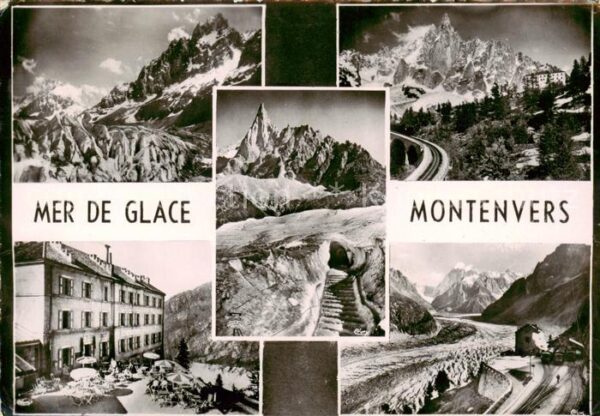 Montenvers Chamonix 74 Haute-Savoie Mer de Glace Vue partielle