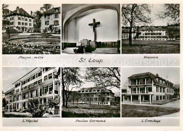 St Loup Pompaples Maison mere Kapelle Diaconie Hopital Pa