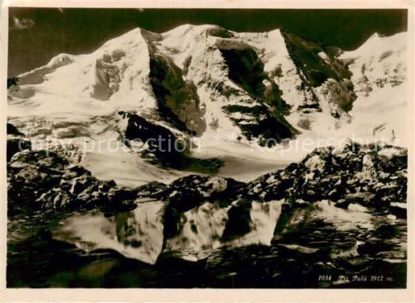 Pontresina mit Piz Palü