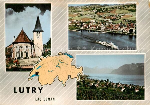 Lutry VD Eglise Lac Leman Panorama